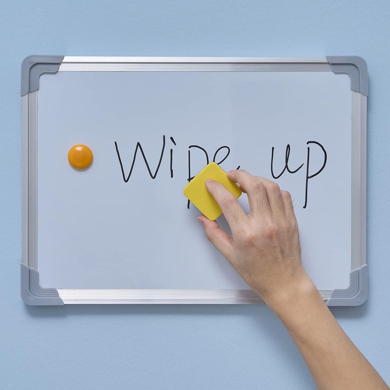 favide 24 Pack Magnetic Whiteboard Dry Erase Erasers Chalkboard Cleansers for Classroom, School Supplies and Office (Square, 8 Color) - Image 5
